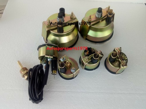 Smiths-Replica 52mm-Kit- Temp-Oil Fuel Volt+ Speedo 0-180KMH + 0-80RPM 100MM BC - Picture 3 of 3
