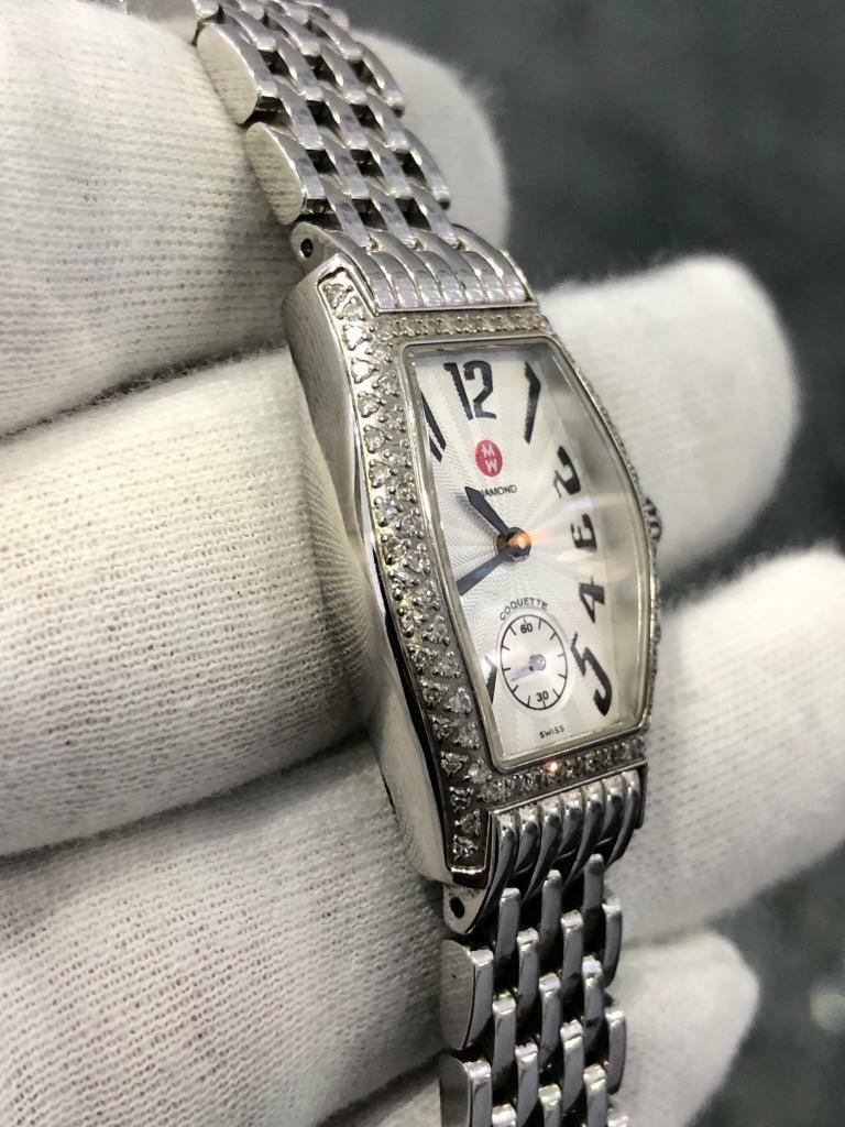 Michele ミケーレ WAG01 Authentic MICHELE Ladies Urban Coquette Petite White Diamond
