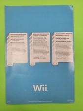   Wii Quick Setup Installation  Manual Instruction Booklet Guide Authentic