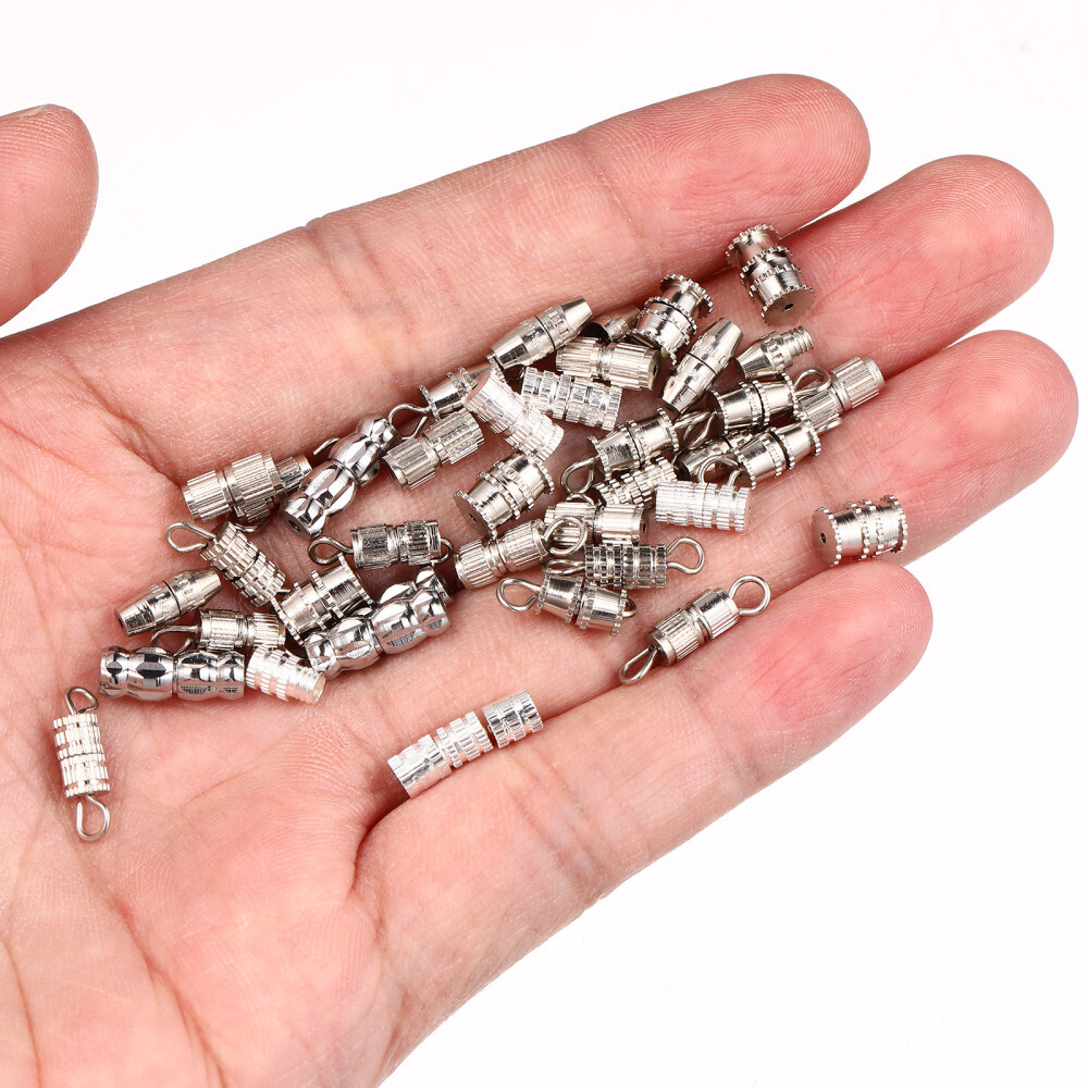 40pcs Brass Screw Type Clasps Bracelet Necklace Clasps Jewelry Making eBay