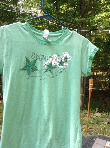 Switchfoot Vintage Konzert T-Shirt Damen Gr. L | Grün | Gebraucht