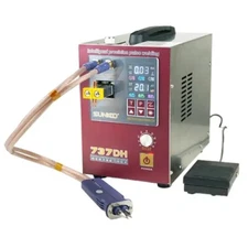 737DH Induction Delay Spot Welder for Battery 4.3KW Automatic Pulse Spot Welder