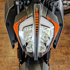 Adesivi 3D compatibili con KTM Duke 125 200 390 2021 2022 Protezione Fanale Faro