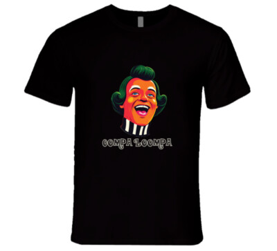 Funny Oompa Loompa Willy Wonka Classic Cult Movie Gift  T Shirt