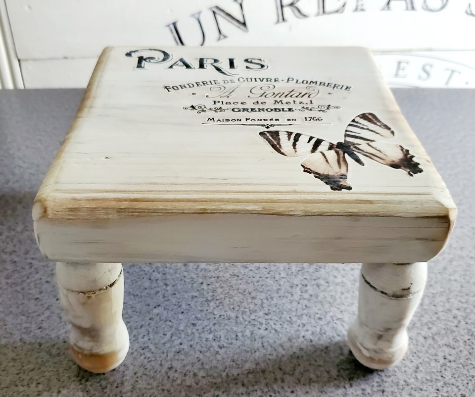 Custom Rustic Handmade Butterfly Wood Riser Farmhouse French Display ...