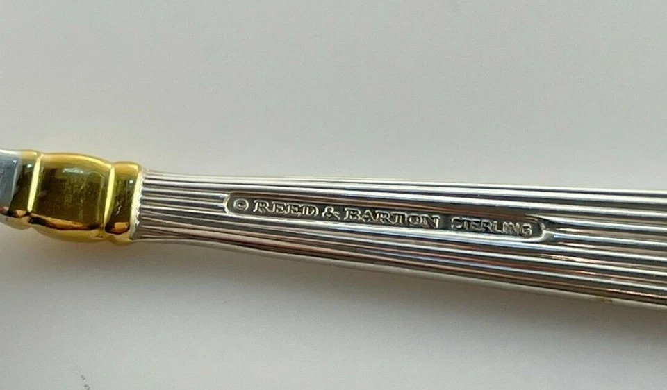 Reed & Barton Golden Ashmont prata esterlina 4 peças configuração de lugar - sem monograma - Imagem 3 de 3