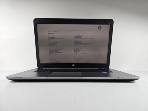 HP Elitebook 850 G1 Core i7 4600U 2.1GHz, 8GB RAM NO HDD Laptop