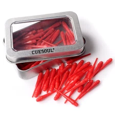 CUESOUL 100 PCS/Set Red Soft Tip Points For Soft Tip Darts-32mm