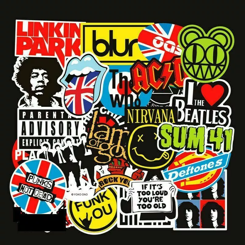 Band stickers deals