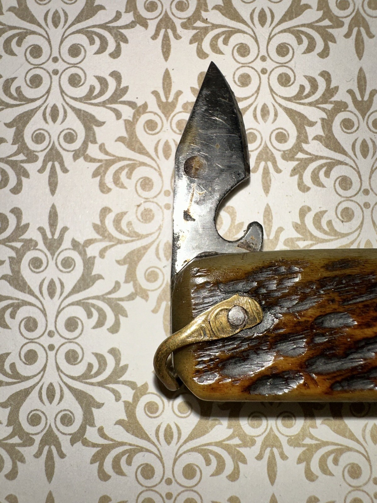 Very old Vintage Inox Corkscrew Bartenders ? Pocket Knife Beautiful bone Handles eBay