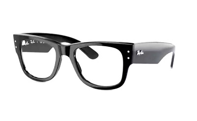 Ray-Ban Mega Wayfarer Reading Glasses RB 0840V 2000 51-21 Black Frames Readers