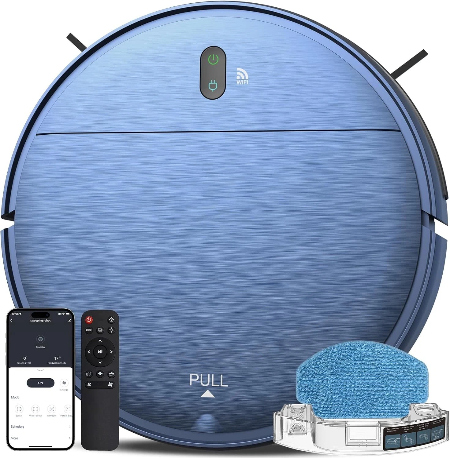 Robot Vacuum and Mop Combo, 2 in 1 Robot Mop and Vacuum, Robotic Vacuum Cleaner
Opens in a new windo