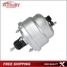 Power Brake Booster 7 Dual Chrome Universal For Chevy Chevrolet Ford Gm Pb7537