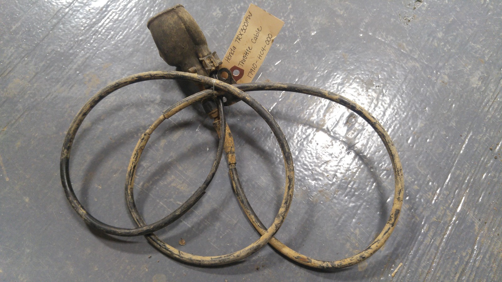 USED OEM 8800 HONDA FOURTRAX 300 THROTTLE CABLE ASSY 17910HC4000 (H5