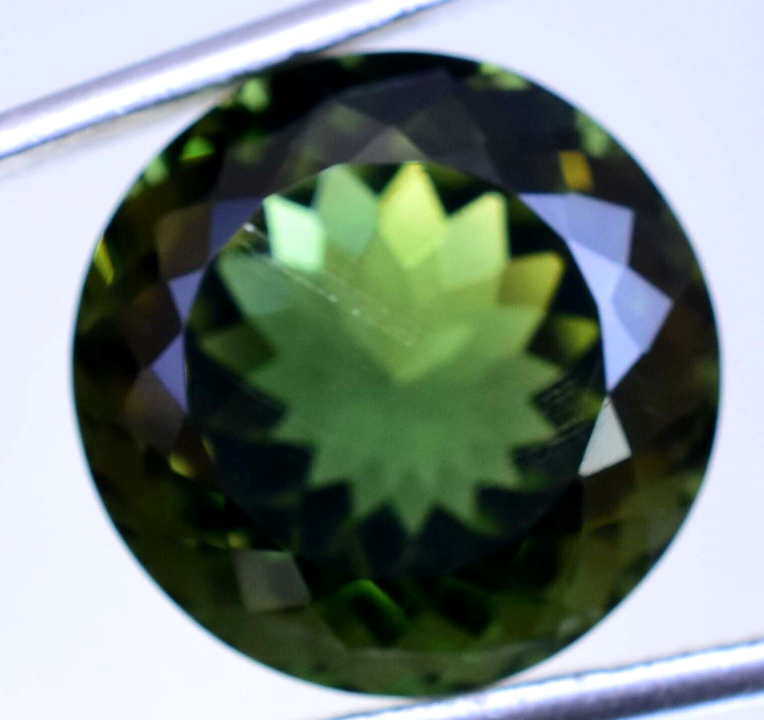 Tourmaline Bicolore Naturelle - Coupe émeraude Carrée - Certifiée HGTL - Origine Afghanistan - Neuf étiqueté