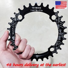 SNAIL 30-52T 104BCD Narrow Wide MTB Bike Chain Ring Single Chainwheels Crankset