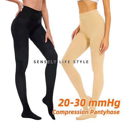 Pantimedias De Compresion Para Mujer Hombres 32 mmHg High Waist Tights Leggings