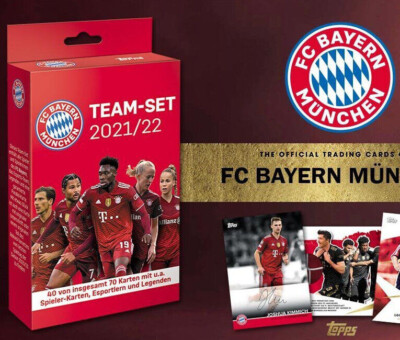 Topps FC Bayern München Team Set 2021/2 Auswahl Herren 50% Rabatt ab 3 Karten
