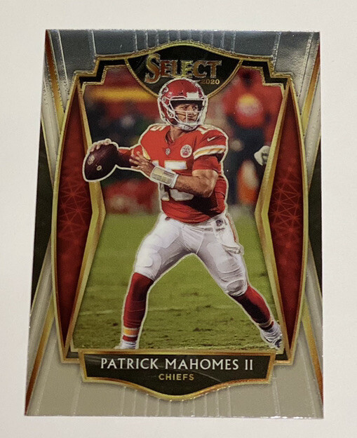 Patrick Mahomes II Silver Prizm Premier Level 2020 Panini Select #130 KC Chiefs