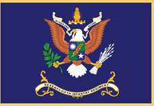 Rectangle Flags - Regimental Colors - 75th Infantry Regiment - OF THEIR OWN ACCO