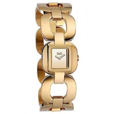 NEW Dolce & Gabbana DW0712 Gold Dial Gold Tone Band Women's Watch - GREAT GIFT