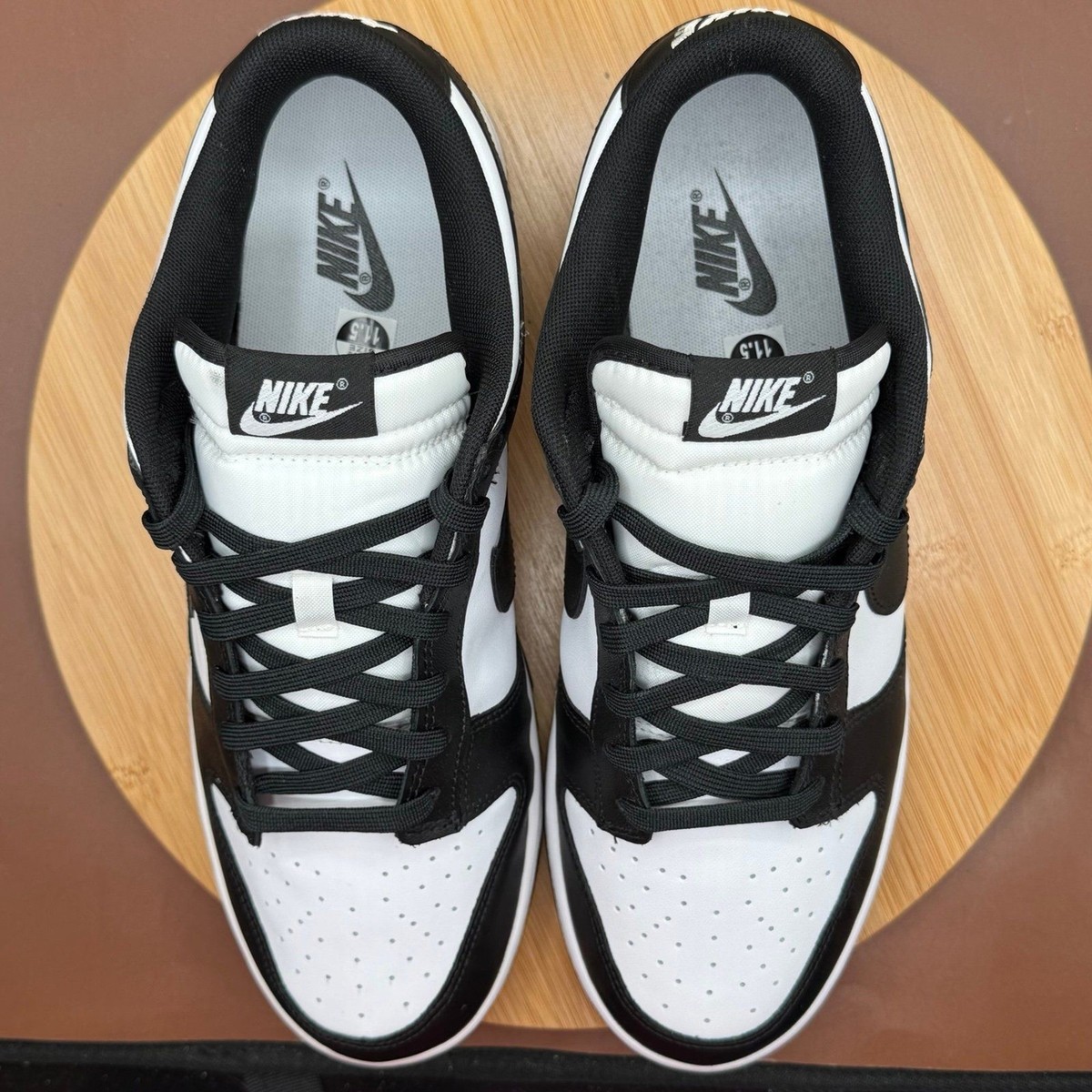 Nike Dunk Low “Panda” Black/White Men's Sz 11.5 | eBay