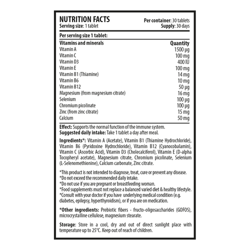 Multivitamins Zinc Brain Body booster Taurine Ginseng Guarana Mental Focus - Picture 11 of 12