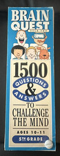 Brain Quest Deck Two 1500 Questions and Answers to Challenge The Mind 5th Grade