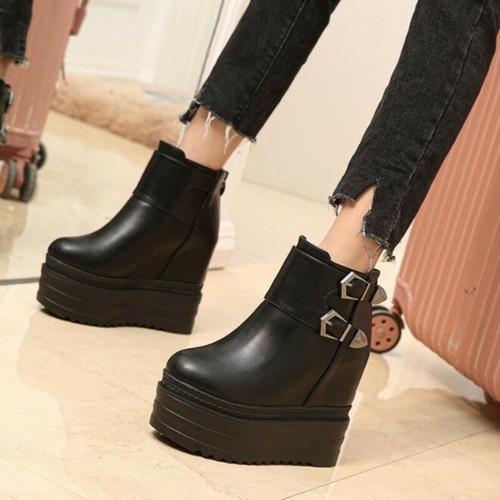 Trendy Punk Women's Hidden Wedge High 