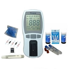 Hemoglobin Meter Hemoglobin Test Meter Kit Anemia Monitor Analyzer 75 Strips