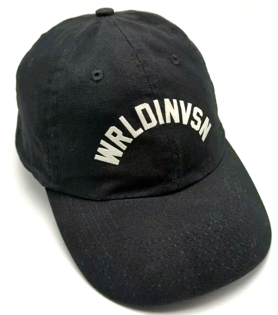 WRLDINVSN hat black adjustable cap World in Vision Clothing