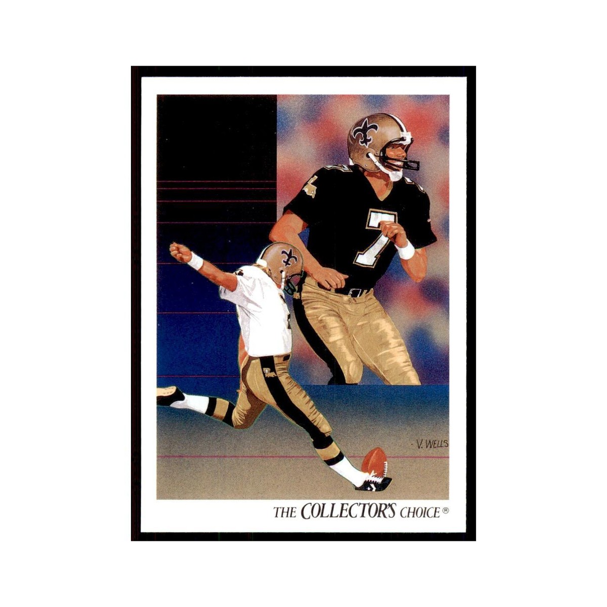 【サイン入り】BLACK AND BLUE Morten Andersen 1991 Upper Deck #96 Morten Andersen New Orleans Saints | eBay