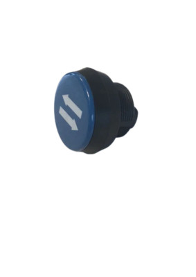 Giovenzana PL005085 PUSH BUTTON RUN BLUE WITH TWIN WHITE DOUBLE ARROW UP & DOWN