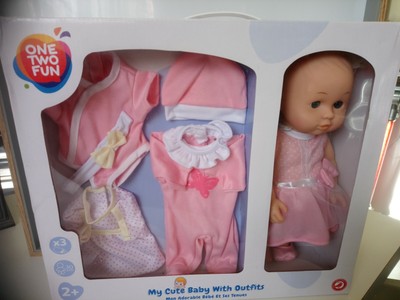 Poupee Poupon 30 Cm Avec Tenues One Two Fun Auchan Neuf Ebay Poupee Poupon 30 Cm Avec Tenues One Two Fun Auchan Neuf Ebay
