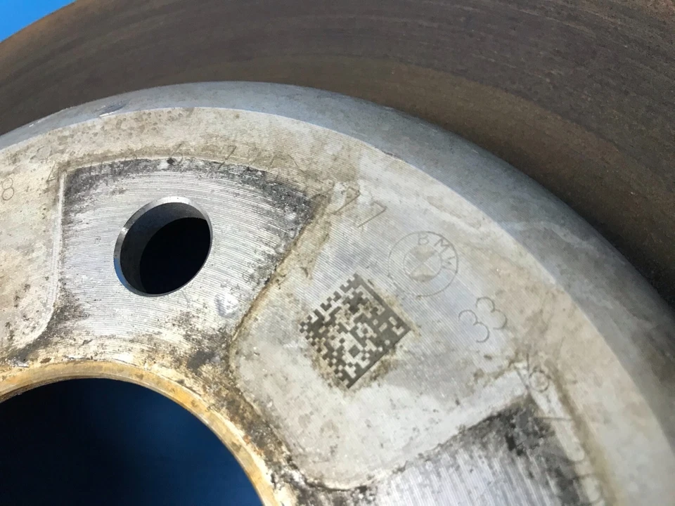 11-18 BMW F10 F12 F13 535I 640I PAR DE ROTORES DE FRENO DELANTEROS OEM 6775277 Foto 4 de 4