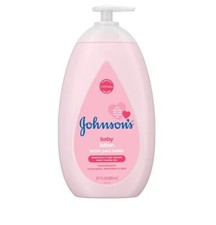 Johnson's Moisturizing Pink Baby Lotion with Coconut Oil, 27.1 Fl. Oz