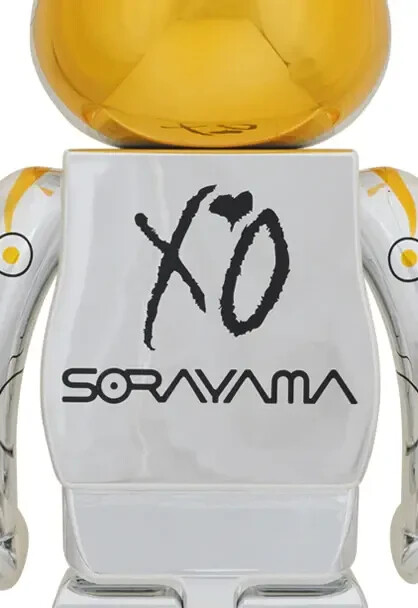 MEDICOM BE@RBRICK The Weeknd x Hajime Sorayama 400% + 100% SET
