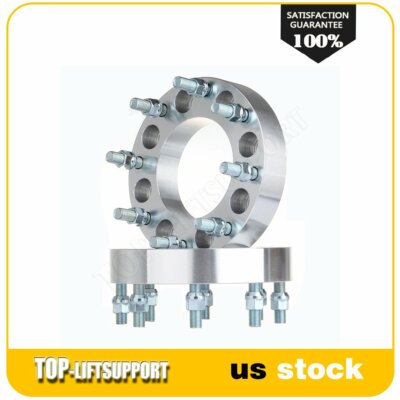 AUTOMUTO 2set 1.5 8x6.5(8x165.1mm) to 8x180 Wheel Spacers Adapters