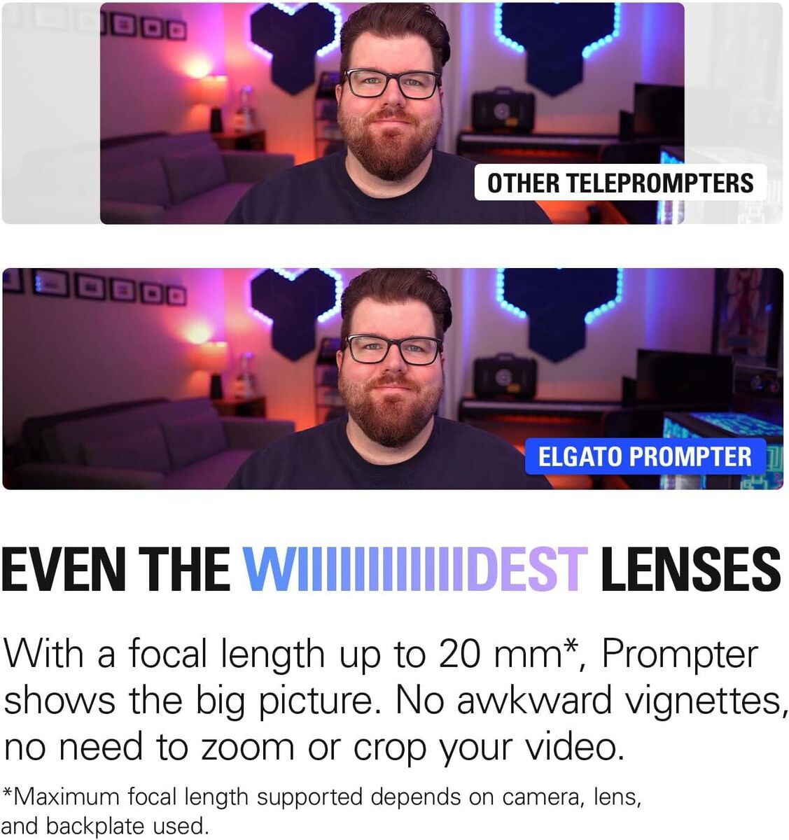 Elgato Prompter – Teleprompter with Built-in Screen for Elgato Prompter – Teleprompter with Built-in Screen for