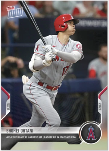 Topps NOW 2021 Card #412 Shohei Ohtani