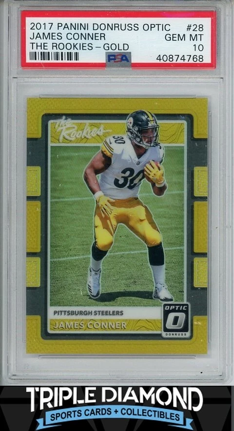 James Conner Panini Donruss Optic the Rookies #28 Gold