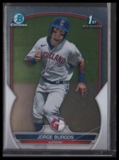 2023 Bowman #BCP-98 Jorge Burgos Chrome Prospects Cleveland Guardians