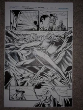 MARTIAN MANHUNTER 7 pg 4 FIVE VERSIONS OF MARTIAN MANHUNTER ON PAGE 1/2 SPLASH