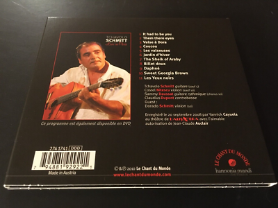 TCHAVOLO SCHMITT Live au Paris DVD