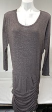 Athleta Stretch Dress Womens Medium Cranberry Athleisure Travel Soft Style
