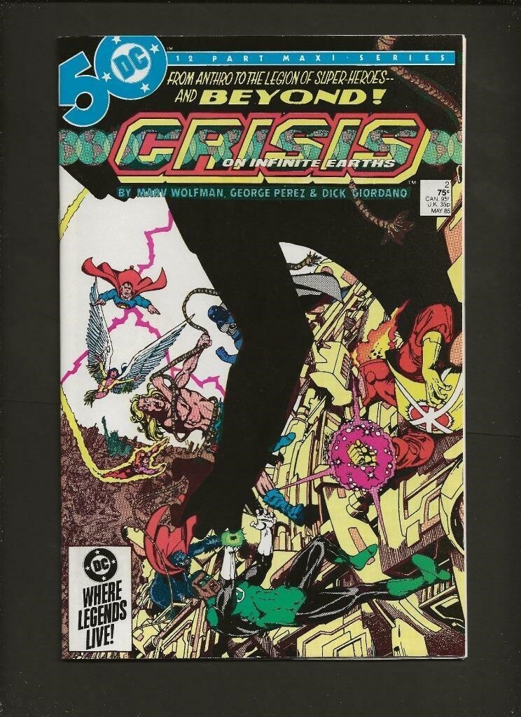 Crisis on Infinite Earths #s 1 2 3 4 5 6 7-12 NM Lot High
