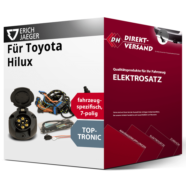 E-Satz 7Polig Spezifisch für Toyota Hilux 01.2009-08.2016 Neu-image
