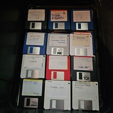 100 used Commodore / CBM Amiga "blank" 3.5" disks in good cosmetic condition