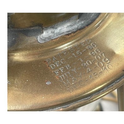 Dietz Vesta Navy Standard Deck Lantern 1940s Brass WWII