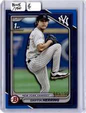 2024 Bowman Draft #BD-173 Griffin Herring Blue Border #/150